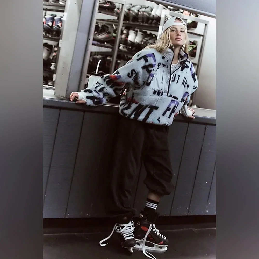 Free People Hit The Slopes Printed Pullover